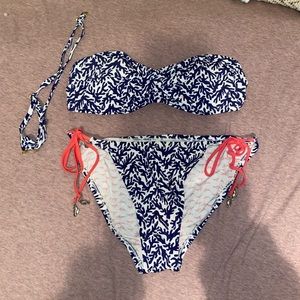 Lilly Pulitzer Lightly Worn Bikini (Top: S, Bottoms: M)